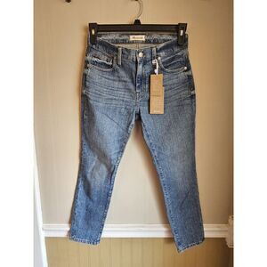 Madewell 9" High-Rise Skinny Jeans  Comfort Stretch Eco Edition Size 27p Petite